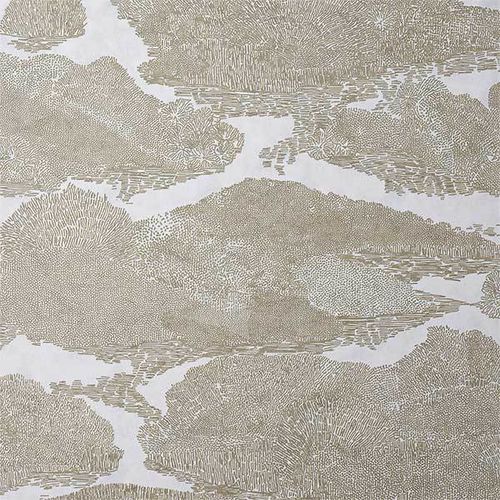 Papel de parede contemporâneo - MIGRA - GIORGETTI - em tecido / padrão iridescente / efeito papel de parede