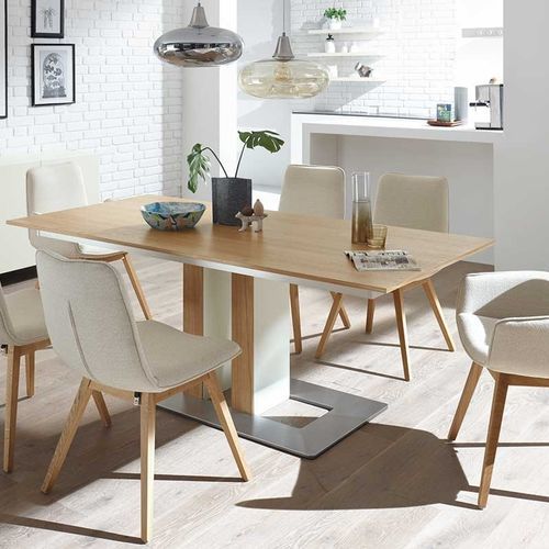 Mesa de jantar contemporânea - T90 - hülsta - em madeira laqueada / em cerâmica / em Fenix NTM