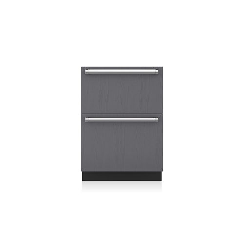 Freezer sob bancada - ID-24FI - SUB-ZERO - com gavetas / cinza / de baixo consumo de energia
