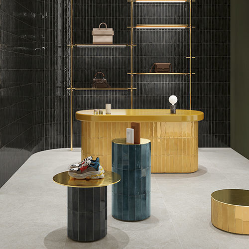 Placas de revestimento em grés porcelanato - FUSION - NovaBell - acabamento brilhante / para ambiente interno / para sala