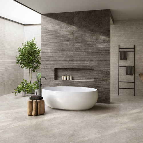 Placas de revestimento em grés porcelanato - LANDSTONE - NovaBell - 3D / com acabamento fosco / para ambiente interno
