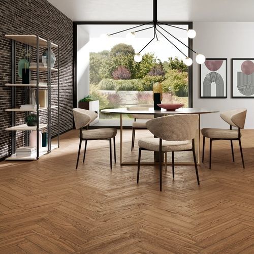 Placas de revestimento em grés porcelanato - NORDIC WOOD - NovaBell - flameada / com acabamento natural / para ambiente interno