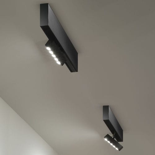 Spot de trilho de LED - BROOKLYN SPOT - PANZERI - retangular / em alumínio extrudado / da linha comercial