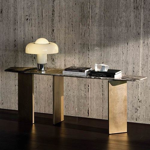 Aparador design - YVES - Minotti - em alumínio / em alumínio / em latão