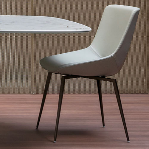 Cadeira contemporânea - ARTIKA - BONALDO - para ambiente interno / em tecido / em couro