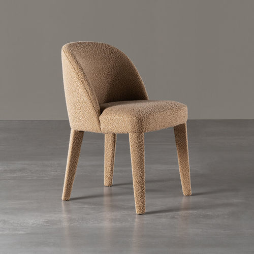 Cadeira de sala de jantar contemporânea - ODETTE - MERIDIANI - para ambiente interno / em tecido / em couro