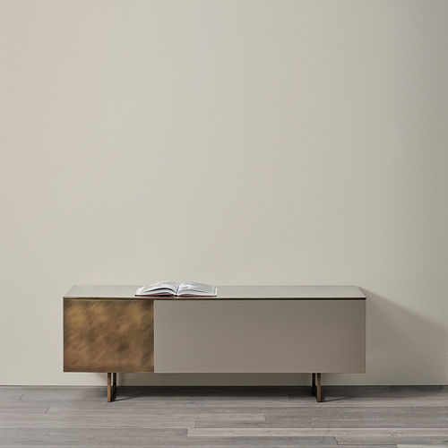 Buffet aparador suspenso - RUBEN - MERIDIANI - contemporâneo / metálico / em mármore