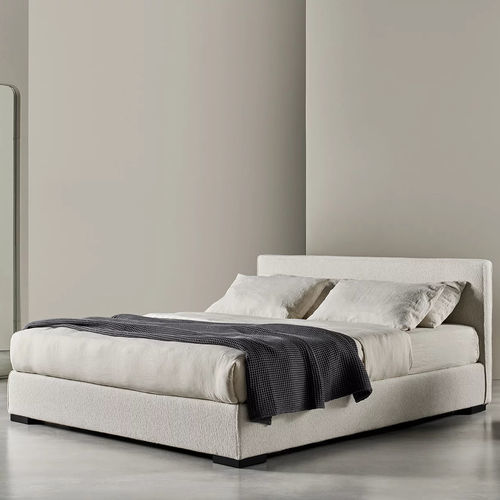 Cama de casal - STONE - MERIDIANI - de solteiro / contemporânea / estofada