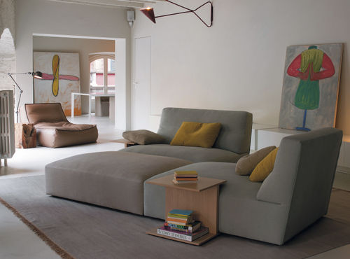 Chaise longue contemporânea - JOE - Verzelloni - em tecido / de Studio Lievore Altherr Molina