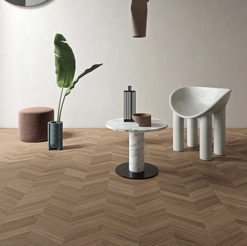 Placas de revestimento em grés porcelanato - WALNUT CINNAMON - LEA CERAMICHE - com acabamento natural / para ambiente interno / de parede