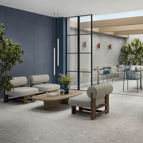 Placas de revestimento em grés porcelanato - CLUSTER MI - LEA CERAMICHE - com acabamento natural / estruturada / para ambiente interno