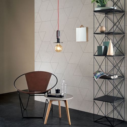 Placas de revestimento em grés porcelanato - IVORY FLOW - LEA CERAMICHE - polida / com acabamento natural / estruturada