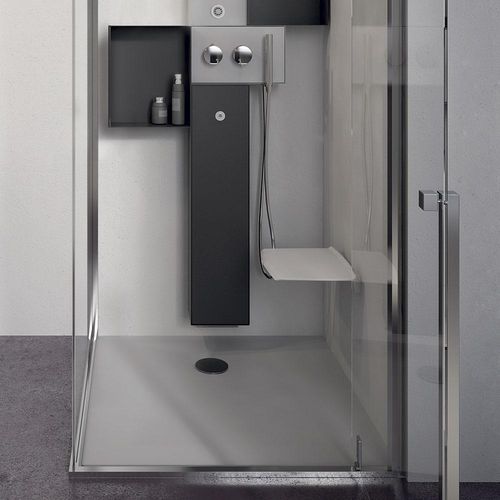 Assento de banho rebatível - GLASS 1989 - de parede / em poliuretano / da linha residencial