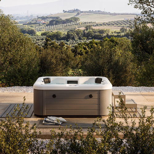 Spa acima do piso - Escape 18 - GLASS 1989 - retangular / de 4 lugares / para ambiente externo