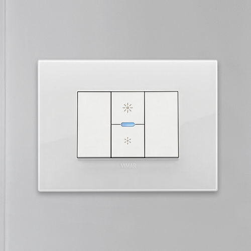 Interruptor dimmer de luz - 19595.0 - VIMAR - com botão de pressão / de embutir / triplo