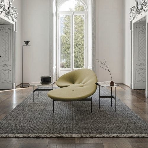 Sofá curvo - Eda-Mame - B&B Italia - de design original / em tecido / com braços