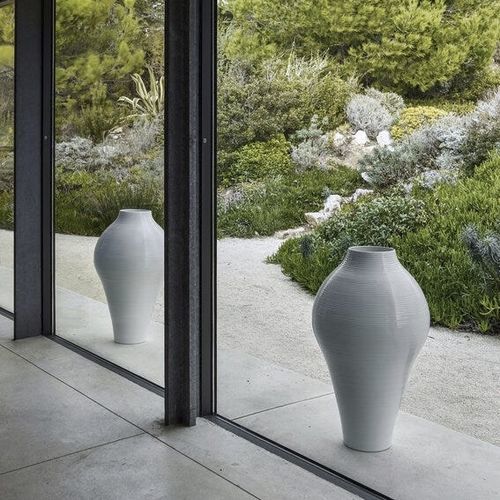 Vaso contemporâneo - WHITE - B&B Italia - em cerâmica / de piso / de Marcel Wanders