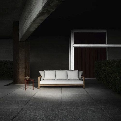 Sofá contemporâneo - Pablo - B&B Italia - de jardim / em tecido / com braços