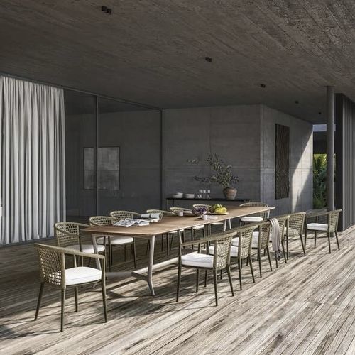 Cadeira contemporânea - ERICA - B&B Italia - para ambiente externo / em tecido / em polipropileno