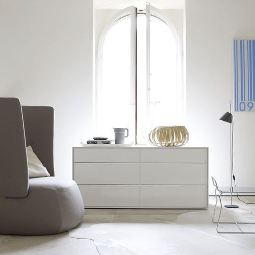 Cômoda contemporânea - Dado - B&B Italia - em MDF laqueado / em fibra de madeira / de Studio Kairos