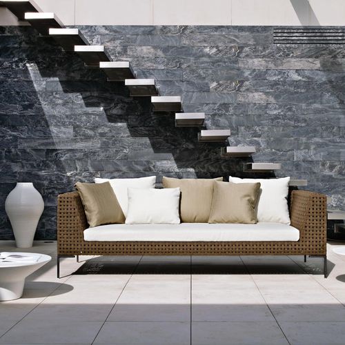 Sofá modular - Charles - B&B Italia - contemporâneo / de jardim / em tecido