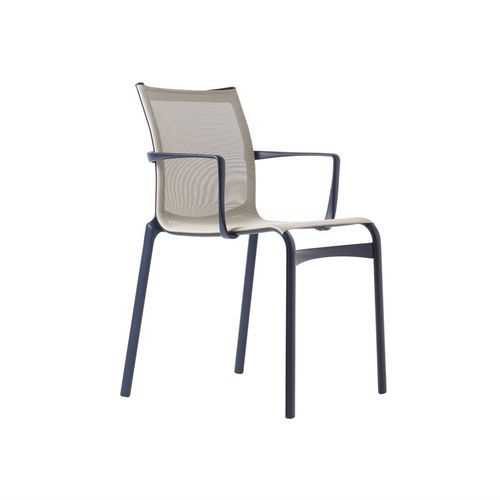 Cadeira de restaurante contemporânea - BIGFRAME 44 / 440 - ALIAS - para ambiente interno / em tecido / em couro