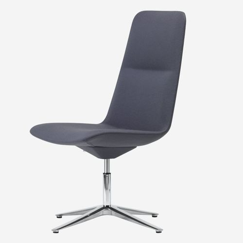 Cadeira de conferência contemporânea - SLIM MEDIUM 4 / 807 - ALIAS - para ambiente interno / em tecido / em couro