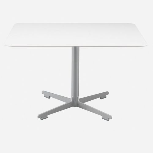 Mesa de lanchonete contemporânea - CROSS / 577 - ALIAS - em laminado / com base em aço laqueada / quadrada