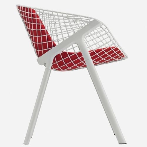 Cadeira contemporânea - KOBI + PAD / 040_M - ALIAS - para ambiente interno / em tecido / em couro