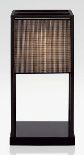 Luminária de mesa - DIOGENE  - Giorgio Armani Casa - em carvalho / em tecido / em níquel