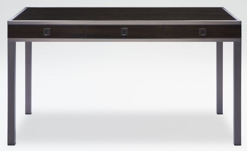 Mesa secretária contemporânea - CAMILLA - Giorgio Armani Casa - em madeira de ácer / metálica / com 4 pés