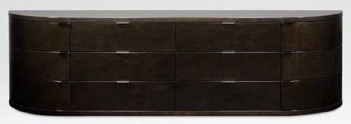 Buffet aparador contemporâneo - CASTILLA - Giorgio Armani Casa - metálico / em galuchat / em madeira de ácer