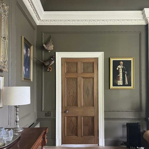 Tinta decorativa - SALON DRAB - Farrow & Ball - para área externa / para cozinha / para sala