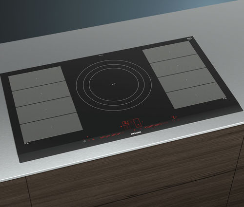 Cooktop de indução - EX975LVV1E - Siemens Home Appliances - 5 bocas / de embutir / com painel touch