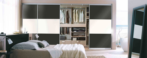 Closet de parede - AMBIANCE ZEN - Mobalpa - contemporâneo / em madeira / com portas de correr