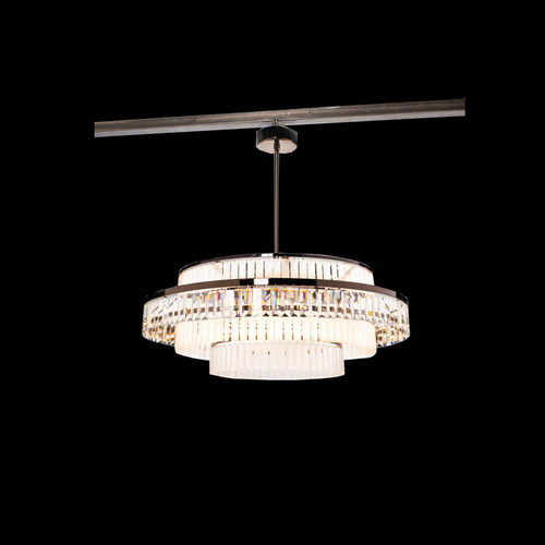 Lustre contemporâneo - ODÉON - HUGUES CHEVALIER - metálico / de LED