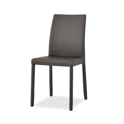 Cadeira contemporânea - MARLENE - Airnova - para ambiente interno / em couro / com base em aço
