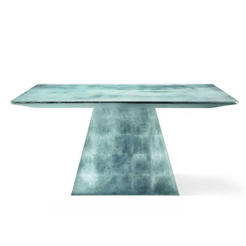 Mesa contemporânea - HALLEY - Q - Airnova - em vidro / em mármore / em Corian®