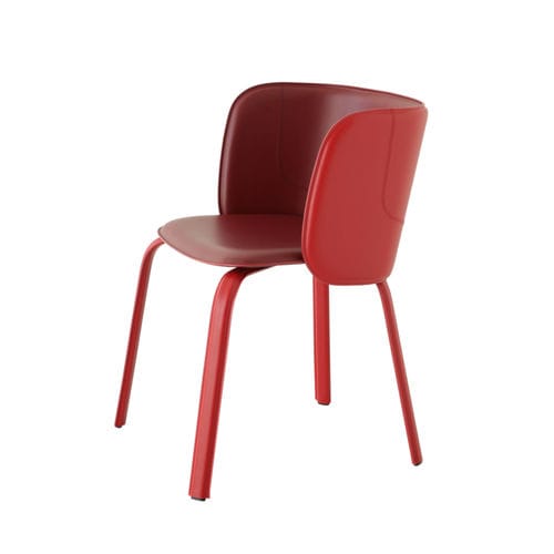 Cadeira contemporânea - BELT - Airnova - para ambiente interno / em couro / metálica