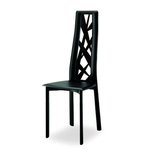 Cadeira contemporânea - CATHY - Airnova - para ambiente interno / em couro / estofada