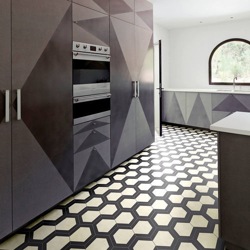 Ladrilho hidráulico para ambiente interno - IN THE SKY 10 - BISAZZA - para banheiro / para cozinha / de piso