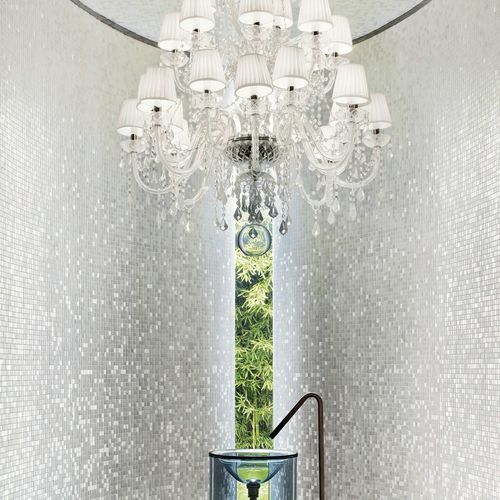 Pastilhas em ouro - NARCISO - BISAZZA - em vidro / brilhante / para ambiente interno
