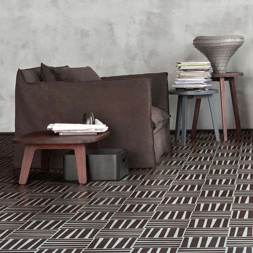 Ladrilho hidráulico em cimento - BANDES VINTAGE - BISAZZA - fosco / para ambiente interno / para sala
