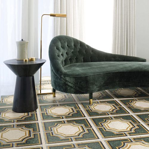 Pastilhas em mármore - SOLFERINO VERDE - BISAZZA - brilhante / para ambiente interno / para sala