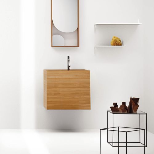 Móvel de banheiro tudo-em-um - MOKU 60 - BISAZZA - contemporâneo / da linha residencial / da linha comercial