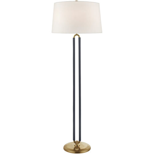 Luminária de piso - CODY  - Ralph Lauren Home - em latão / em níquel / em couro