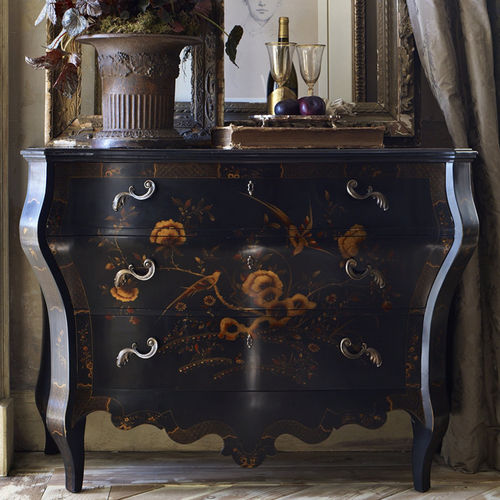 Cômoda de estilo - HEIRESS - Ralph Lauren Home - em nogueira / não especificado / preta