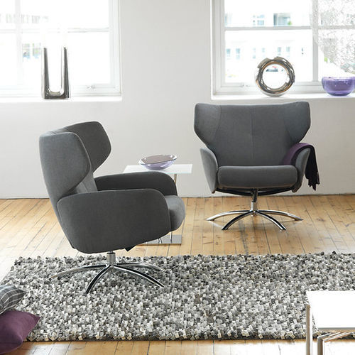 Poltrona de design escandinavo - DesigNature : Nordkapp - STORDAL Møbel as - em tecido / em couro / de orelhas