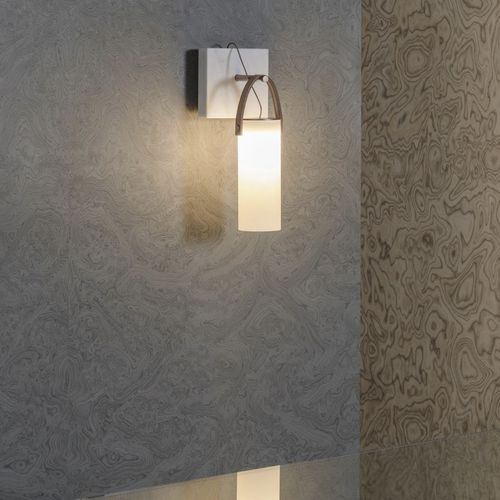 Arandela contemporânea - GALERIE - FontanaArte - para ambiente interno / metálica / em vidro