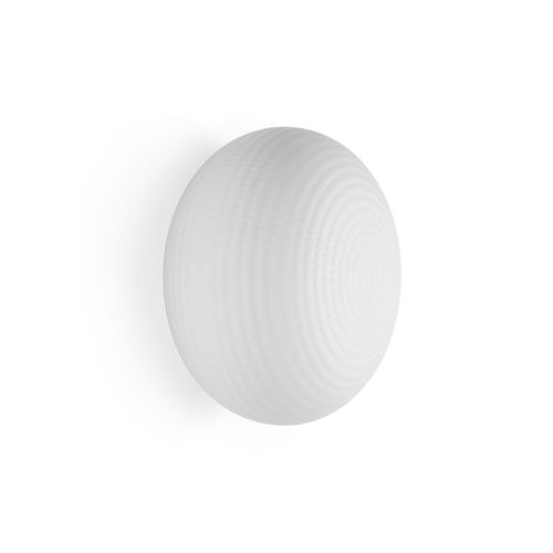 Plafon contemporâneo - BIANCA LARGE - FontanaArte - oval / em vidro / metálico
